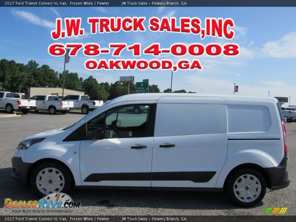 2017 Ford Transit Connect XL Van Frozen White / Pewter Photo #2