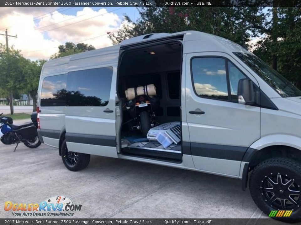2017 Mercedes-Benz Sprinter 2500 Passenger Conversion Pebble Gray / Black Photo #3