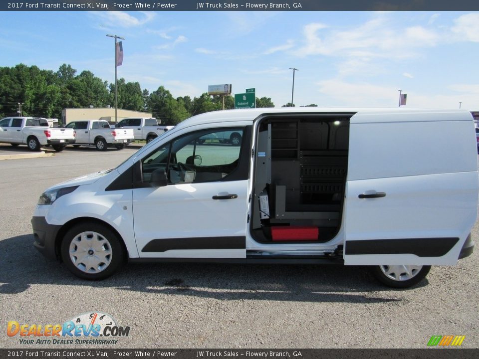 2017 Ford Transit Connect XL Van Frozen White / Pewter Photo #3