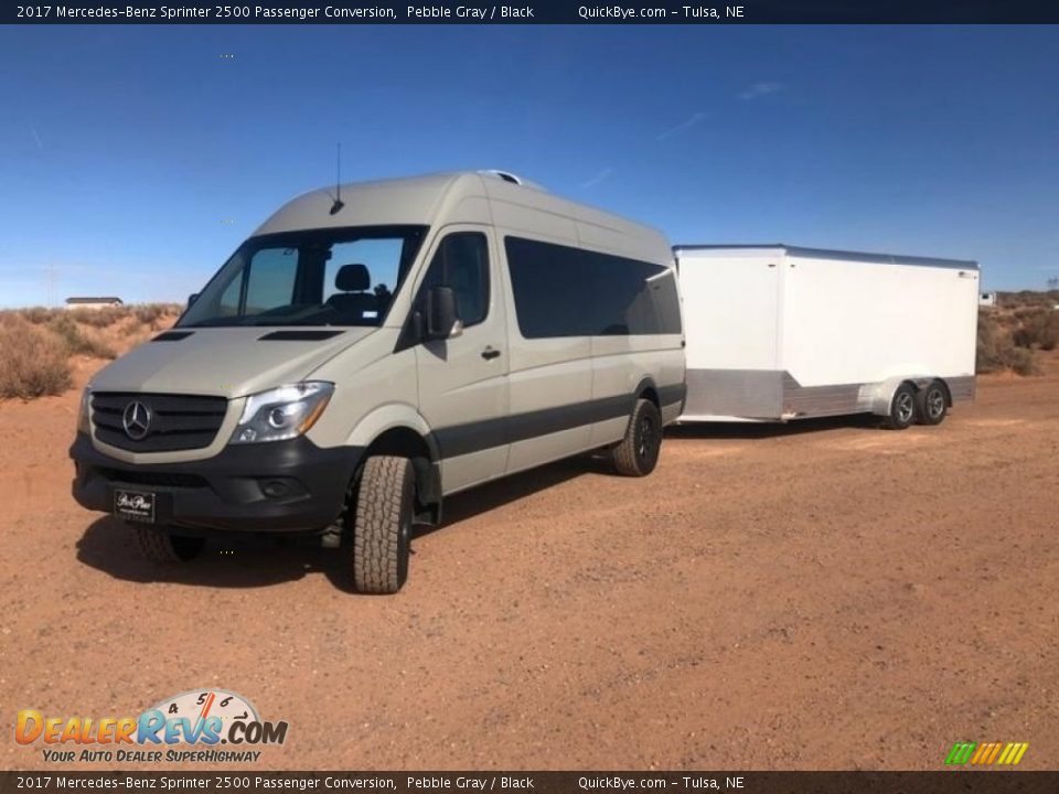 Front 3/4 View of 2017 Mercedes-Benz Sprinter 2500 Passenger Conversion Photo #8