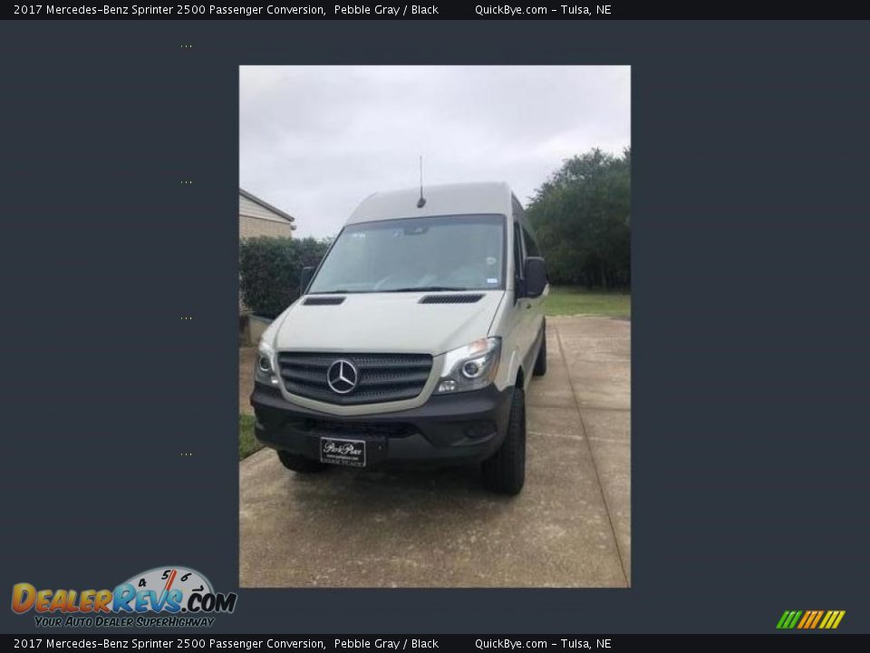 2017 Mercedes-Benz Sprinter 2500 Passenger Conversion Pebble Gray / Black Photo #9