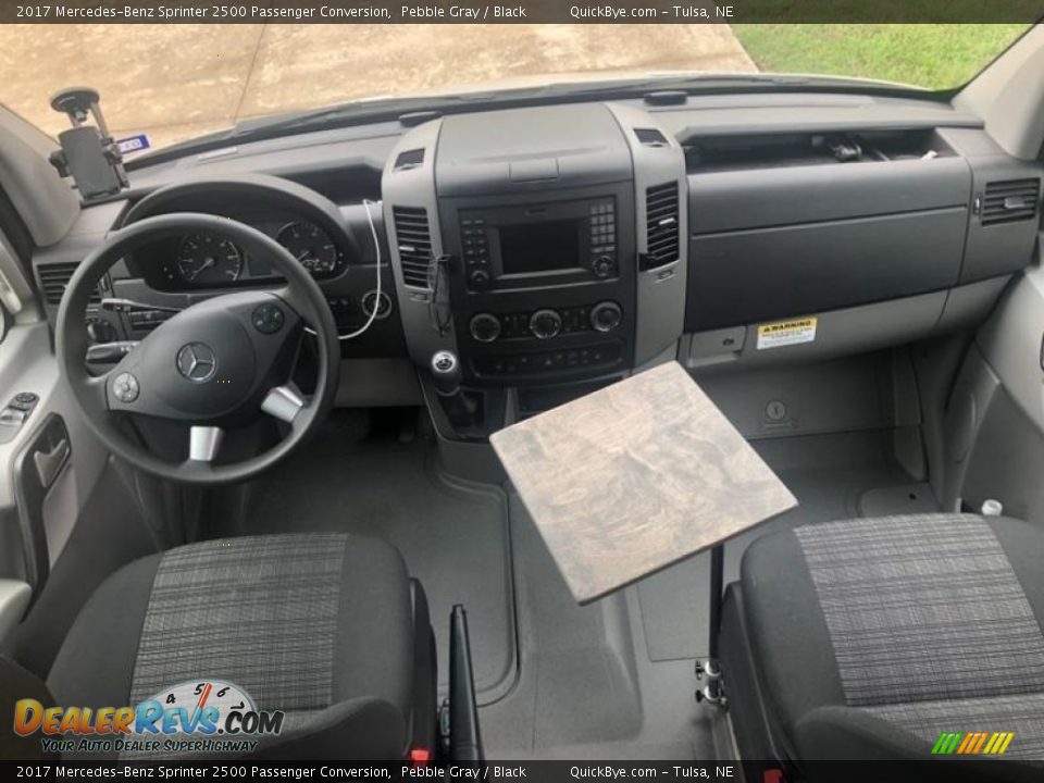 Black Interior - 2017 Mercedes-Benz Sprinter 2500 Passenger Conversion Photo #10