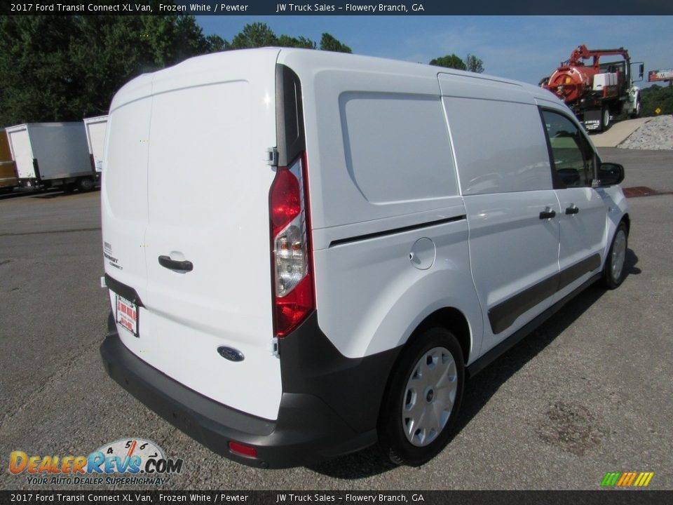 2017 Ford Transit Connect XL Van Frozen White / Pewter Photo #10