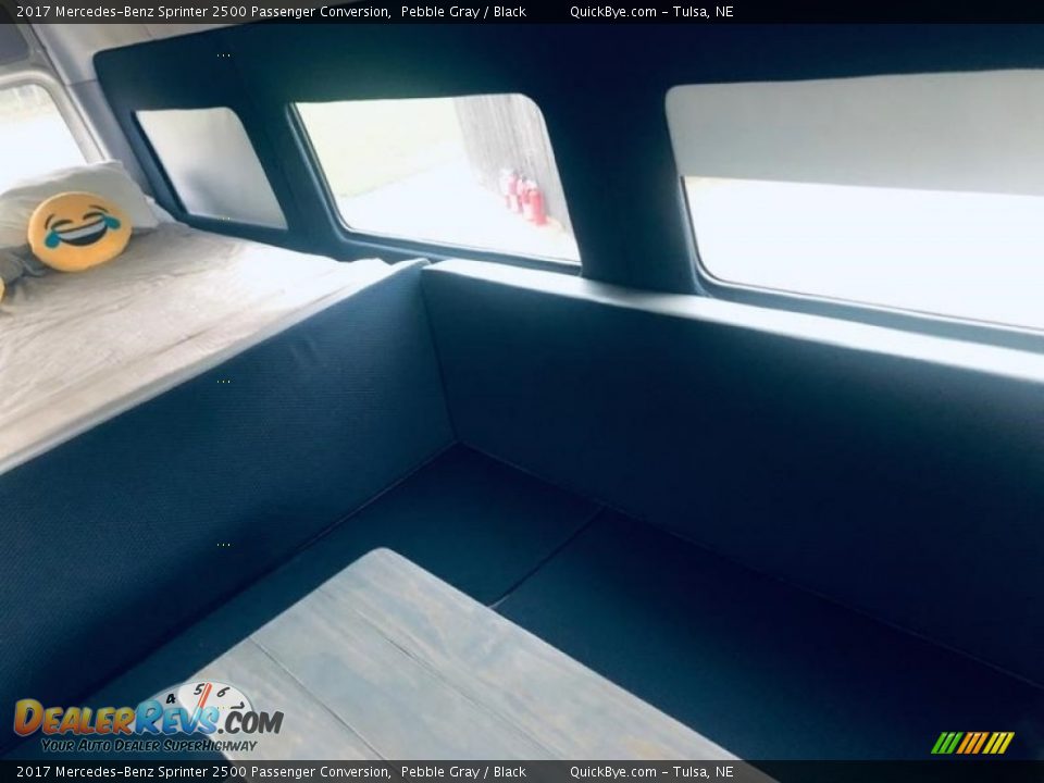 2017 Mercedes-Benz Sprinter 2500 Passenger Conversion Pebble Gray / Black Photo #13