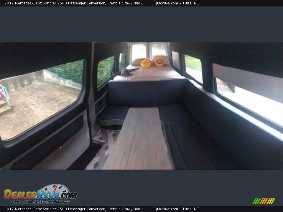 2017 Mercedes-Benz Sprinter 2500 Passenger Conversion Pebble Gray / Black Photo #14