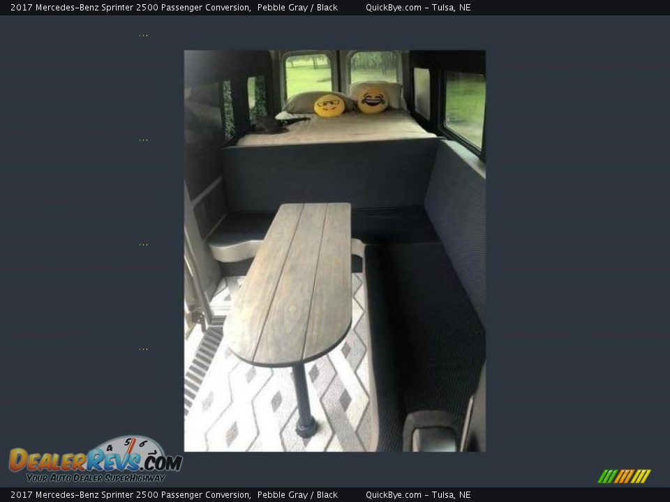 Rear Seat of 2017 Mercedes-Benz Sprinter 2500 Passenger Conversion Photo #15