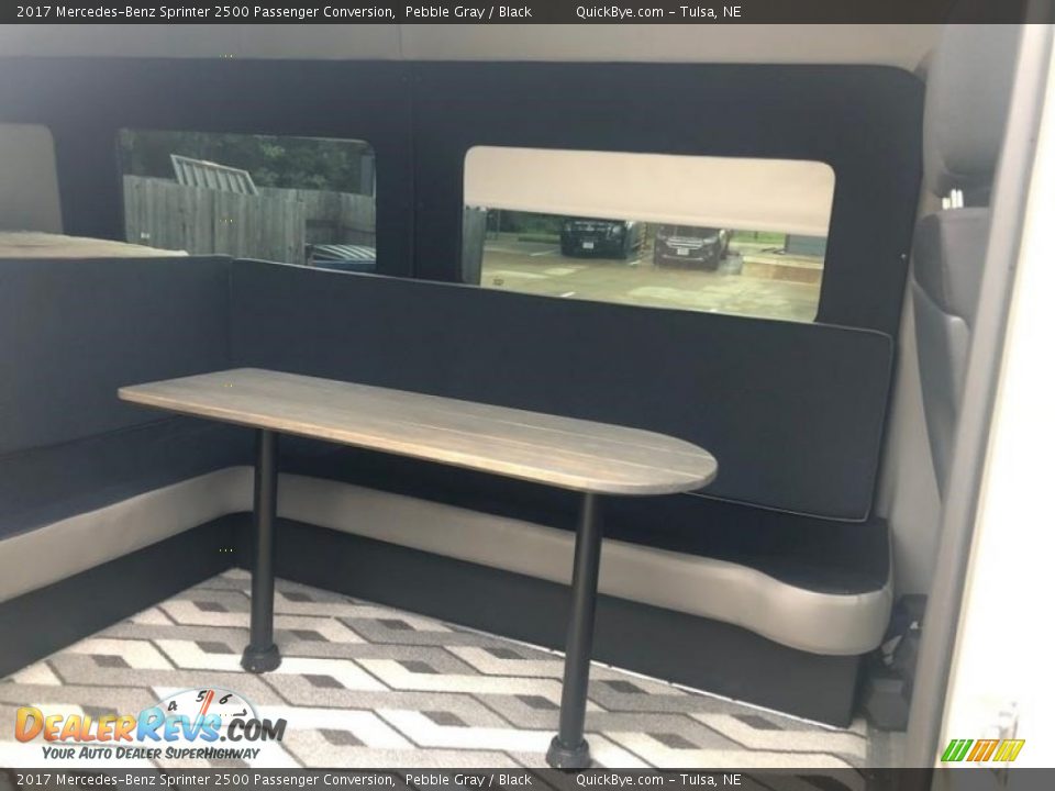 Rear Seat of 2017 Mercedes-Benz Sprinter 2500 Passenger Conversion Photo #16