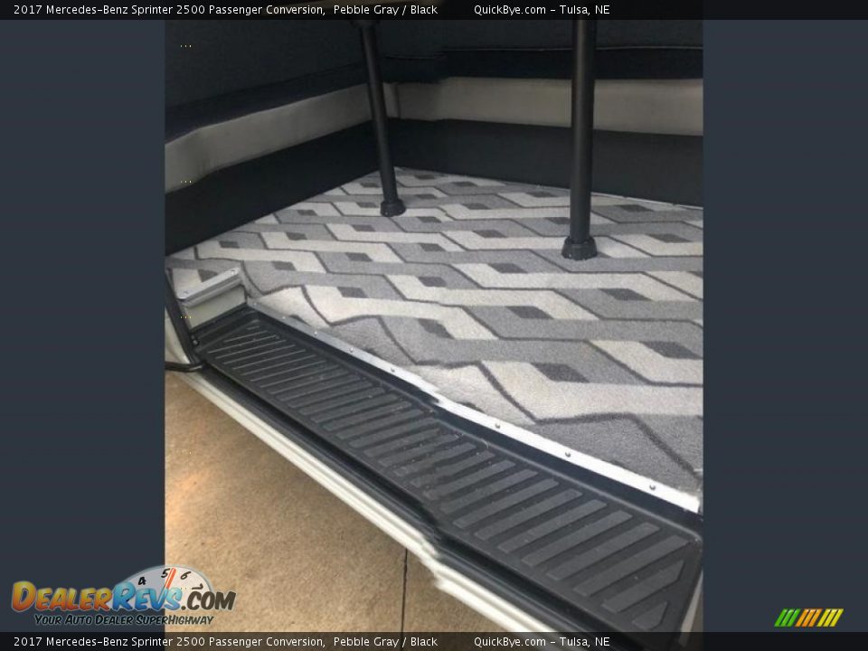 2017 Mercedes-Benz Sprinter 2500 Passenger Conversion Pebble Gray / Black Photo #17