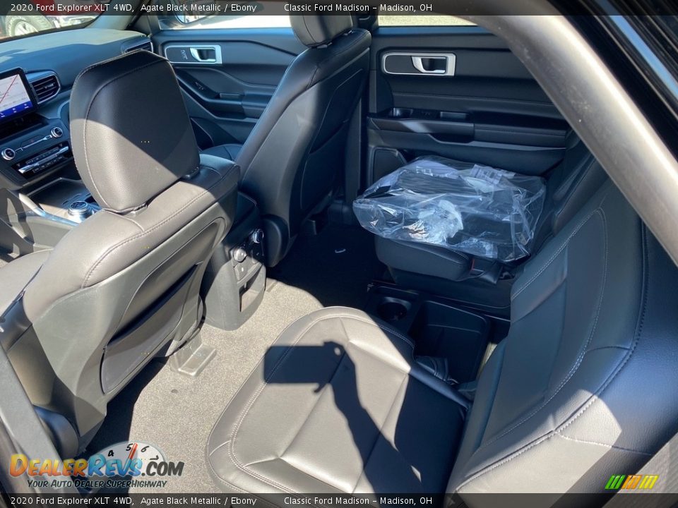 2020 Ford Explorer XLT 4WD Agate Black Metallic / Ebony Photo #5
