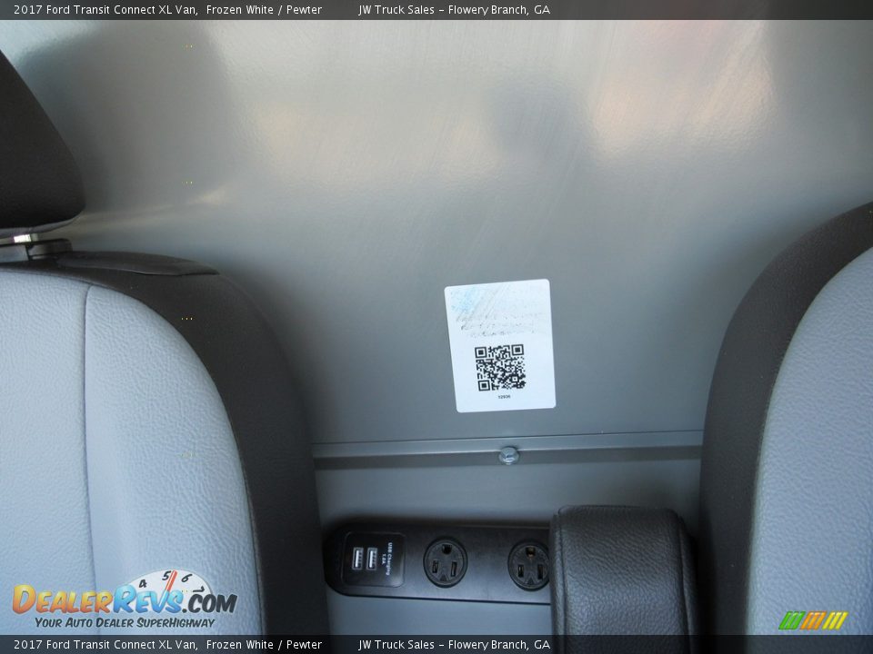 2017 Ford Transit Connect XL Van Frozen White / Pewter Photo #28