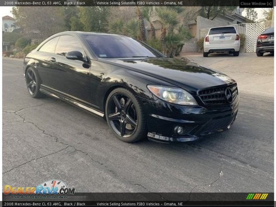 2008 Mercedes-Benz CL 63 AMG Black / Black Photo #10