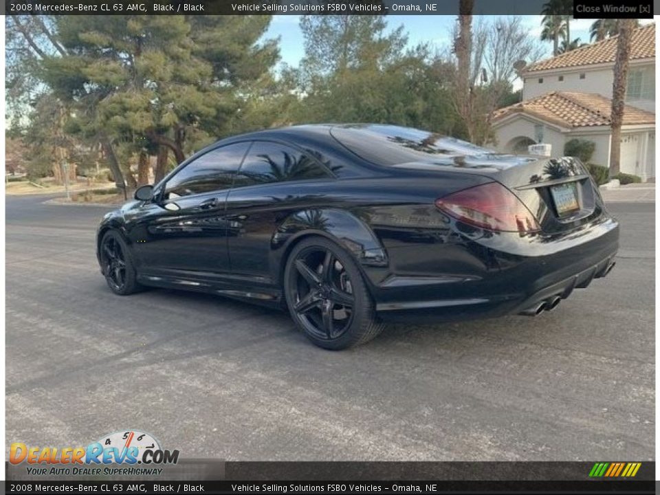 2008 Mercedes-Benz CL 63 AMG Black / Black Photo #12