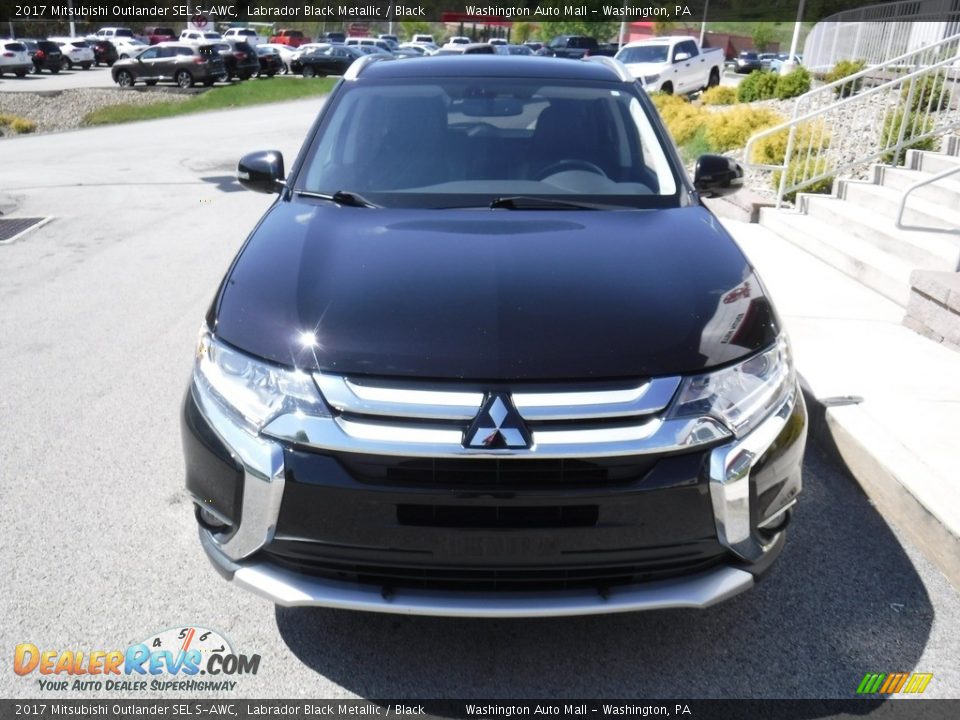 2017 Mitsubishi Outlander SEL S-AWC Labrador Black Metallic / Black Photo #10