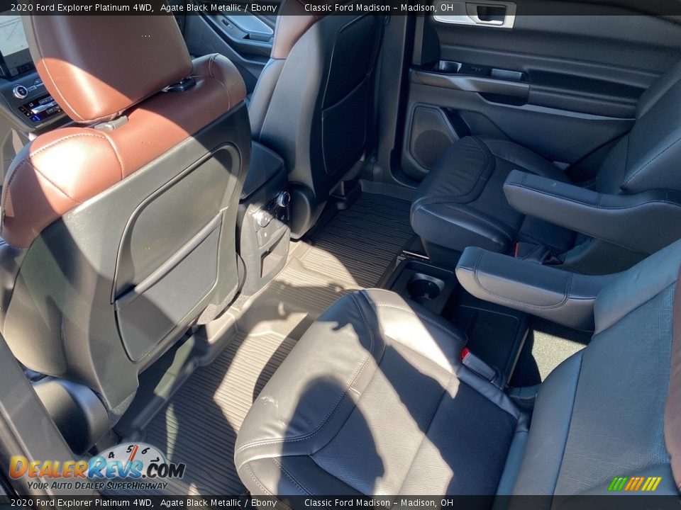 2020 Ford Explorer Platinum 4WD Agate Black Metallic / Ebony Photo #5