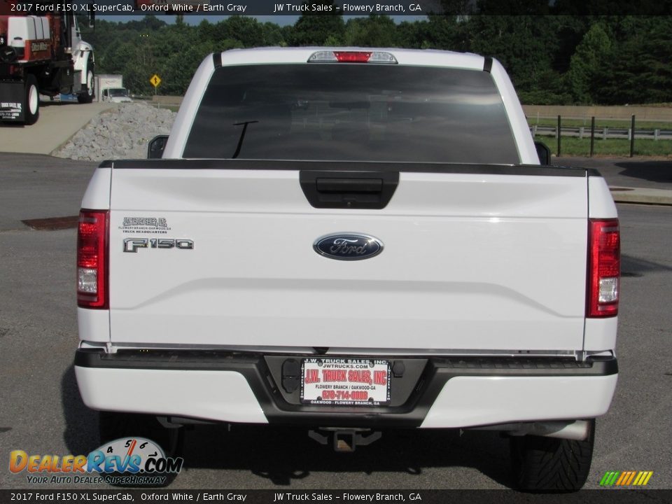 2017 Ford F150 XL SuperCab Oxford White / Earth Gray Photo #4