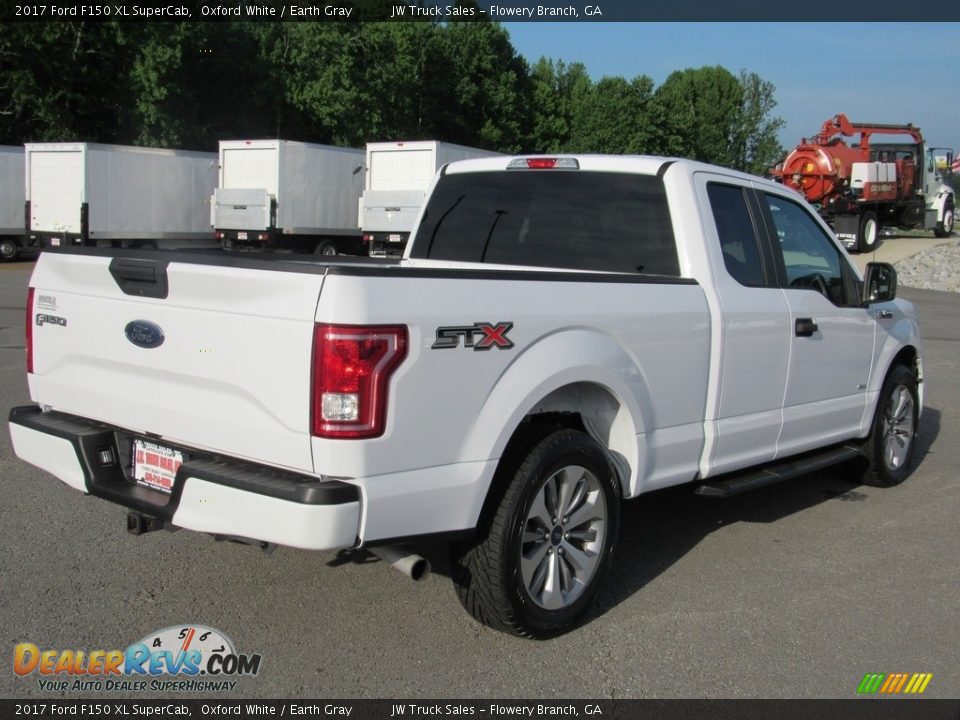 2017 Ford F150 XL SuperCab Oxford White / Earth Gray Photo #6