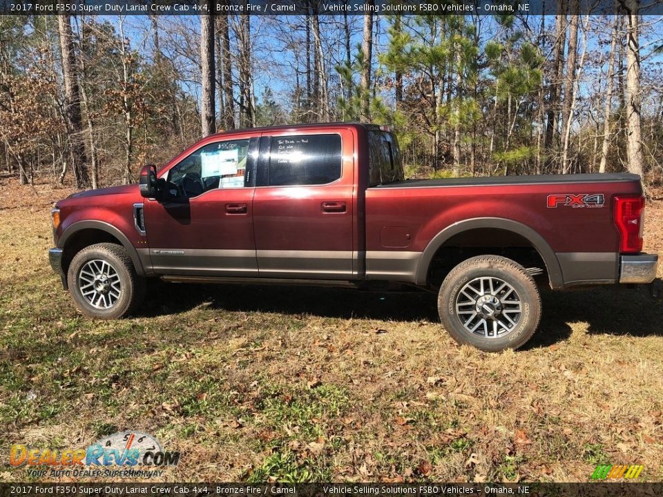 2017 Ford F350 Super Duty Lariat Crew Cab 4x4 Bronze Fire / Camel Photo #1