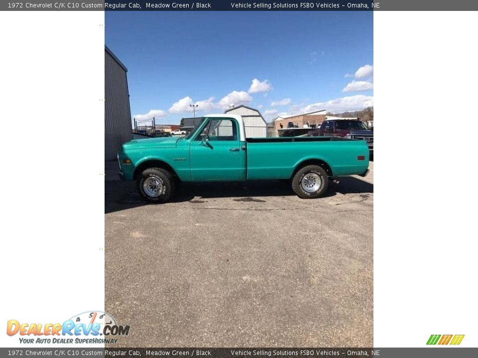 1972 Chevrolet C/K C10 Custom Regular Cab Meadow Green / Black Photo #1