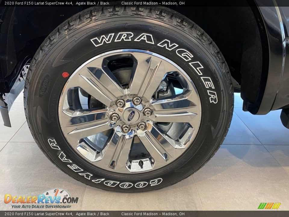 2020 Ford F150 Lariat SuperCrew 4x4 Agate Black / Black Photo #6