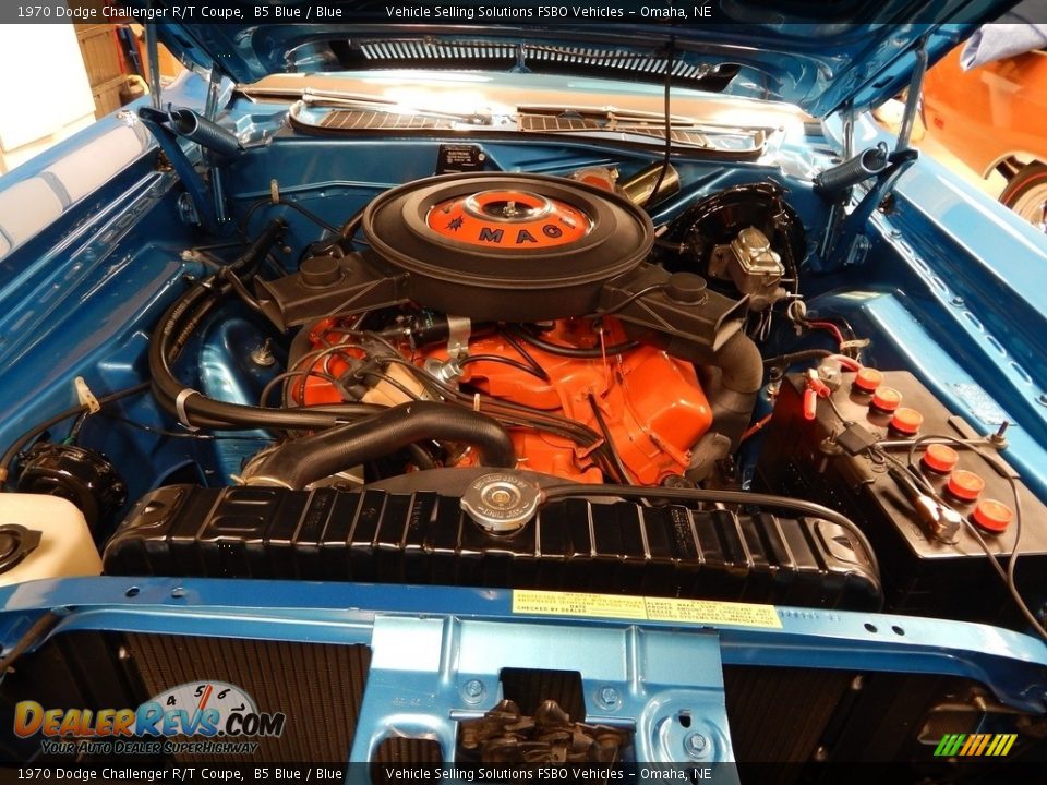 1970 Dodge Challenger R/T Coupe 440 OHV 16-Valve V8 Engine Photo #2