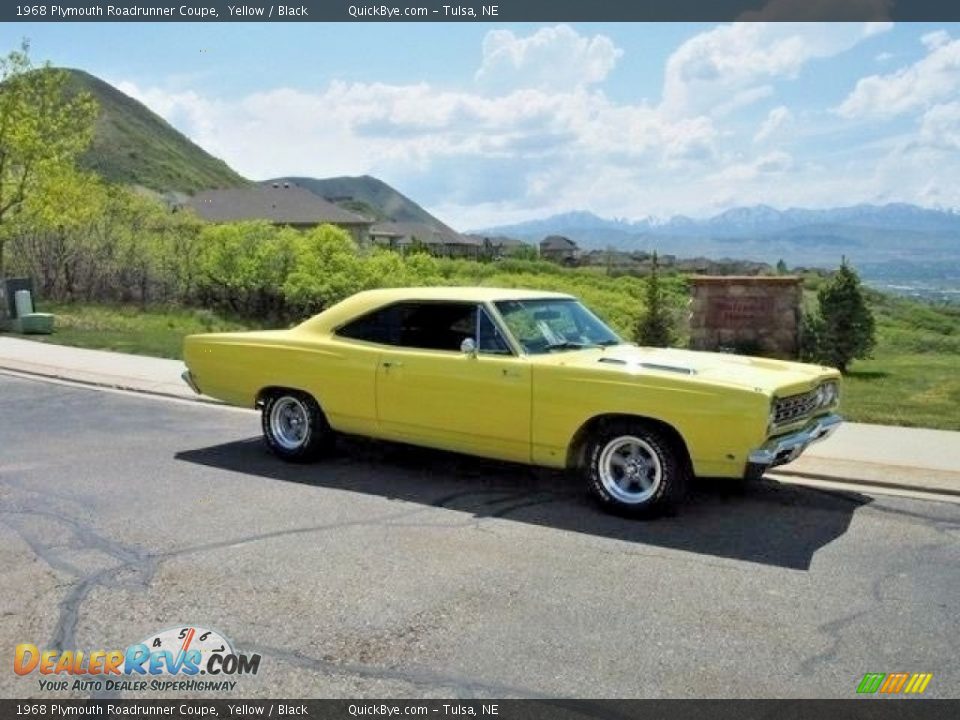 Yellow 1968 Plymouth Roadrunner Coupe Photo #1