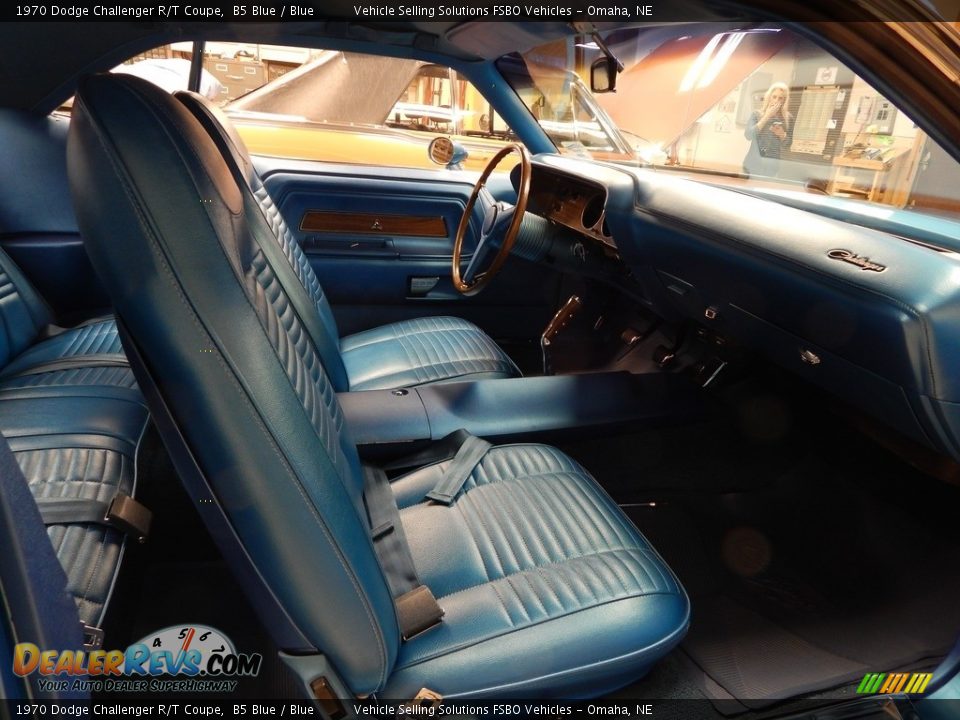 Blue Interior - 1970 Dodge Challenger R/T Coupe Photo #3