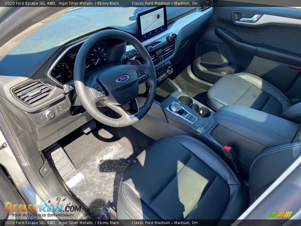 2020 Ford Escape SEL 4WD Ingot Silver Metallic / Ebony Black Photo #3