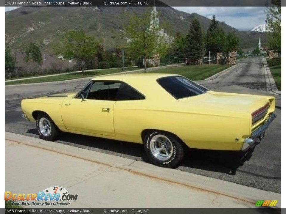 Yellow 1968 Plymouth Roadrunner Coupe Photo #7