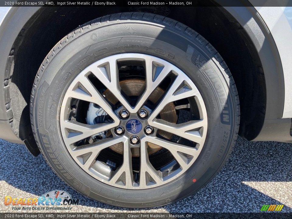 2020 Ford Escape SEL 4WD Ingot Silver Metallic / Ebony Black Photo #5
