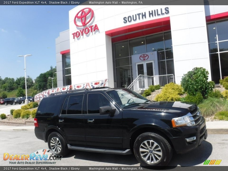 2017 Ford Expedition XLT 4x4 Shadow Black / Ebony Photo #2