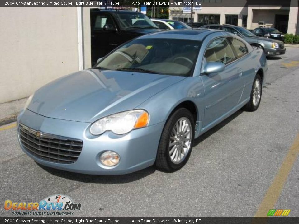 2004 Chrysler Sebring Limited Coupe Light Blue Pearl / Taupe Photo #1