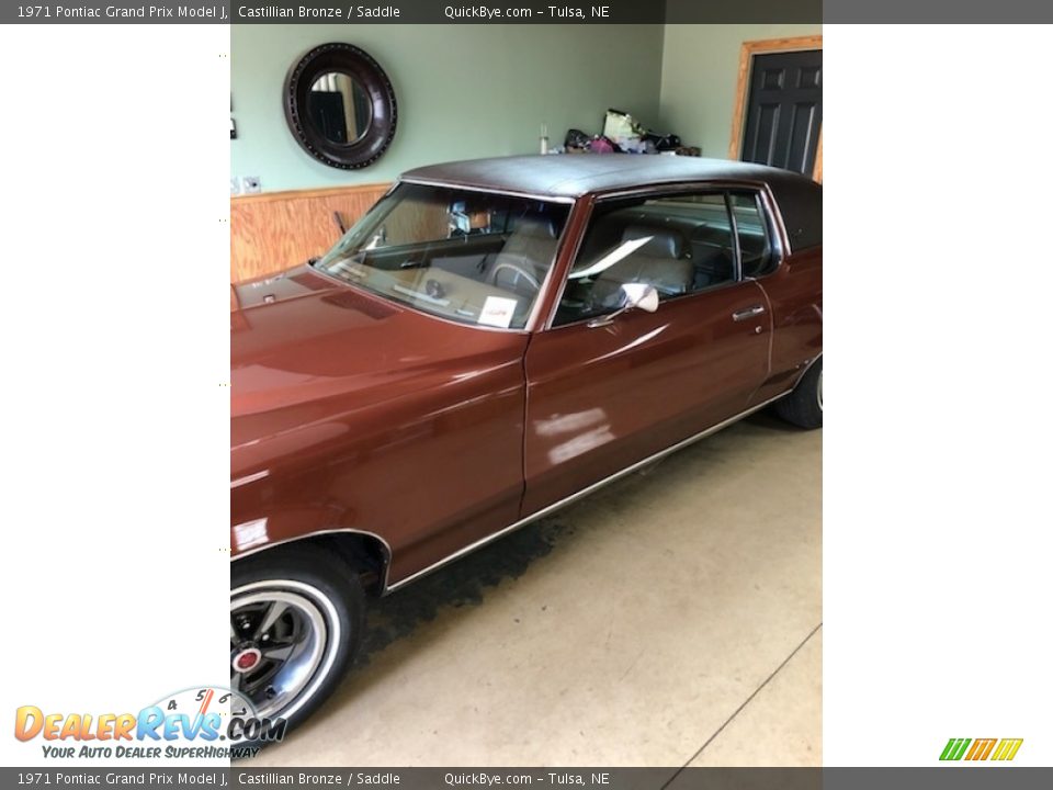 1971 Pontiac Grand Prix Model J Castillian Bronze / Saddle Photo #2