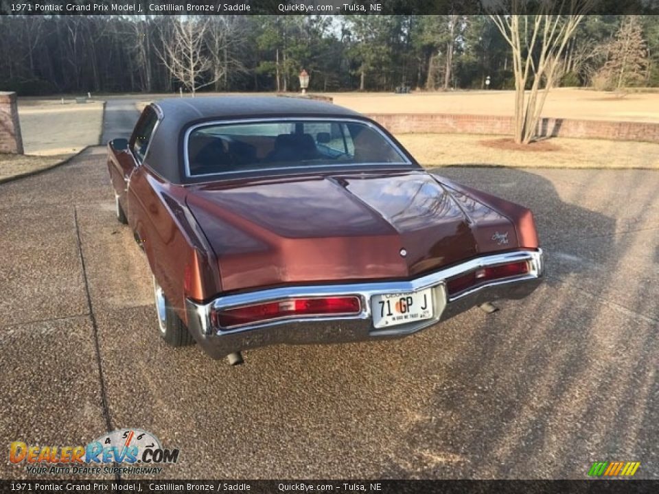 1971 Pontiac Grand Prix Model J Castillian Bronze / Saddle Photo #4