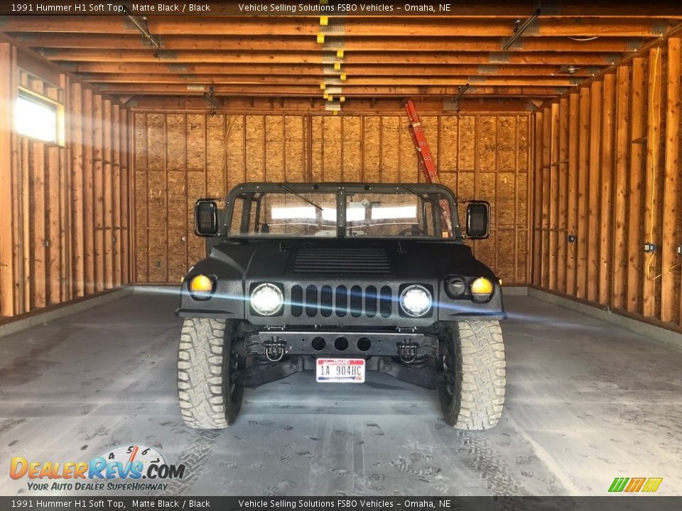 Matte Black 1991 Hummer H1 Soft Top Photo #8