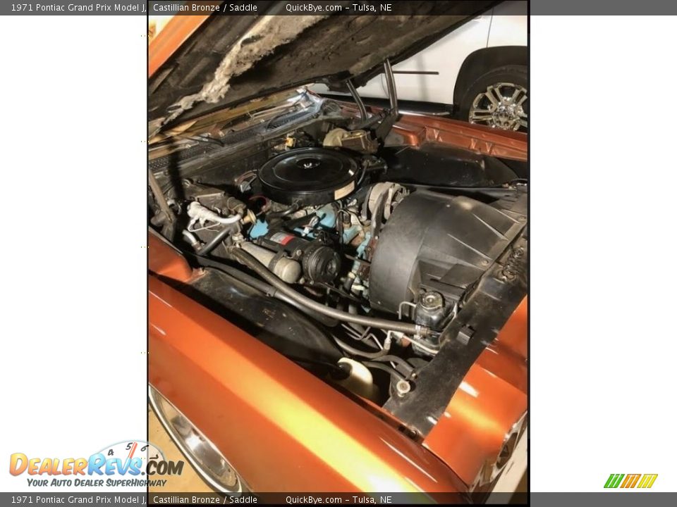 1971 Pontiac Grand Prix Model J 400cid OHV 16-Valve V8 Engine Photo #7