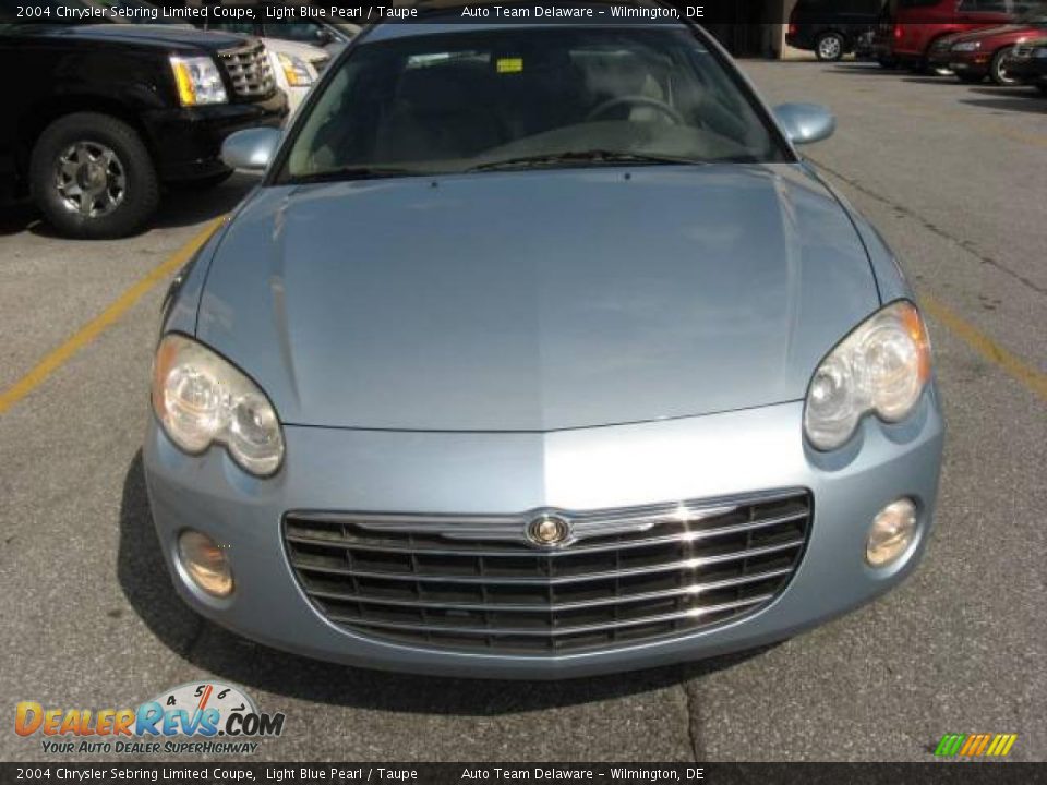 2004 Chrysler Sebring Limited Coupe Light Blue Pearl / Taupe Photo #2