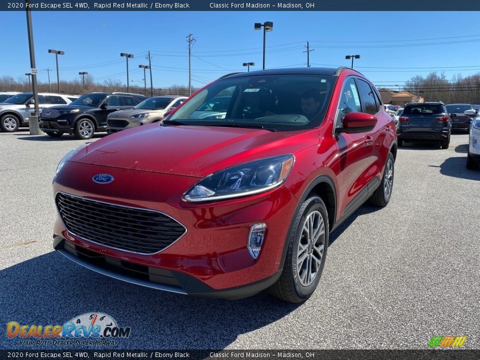 2020 Ford Escape SEL 4WD Rapid Red Metallic / Ebony Black Photo #1
