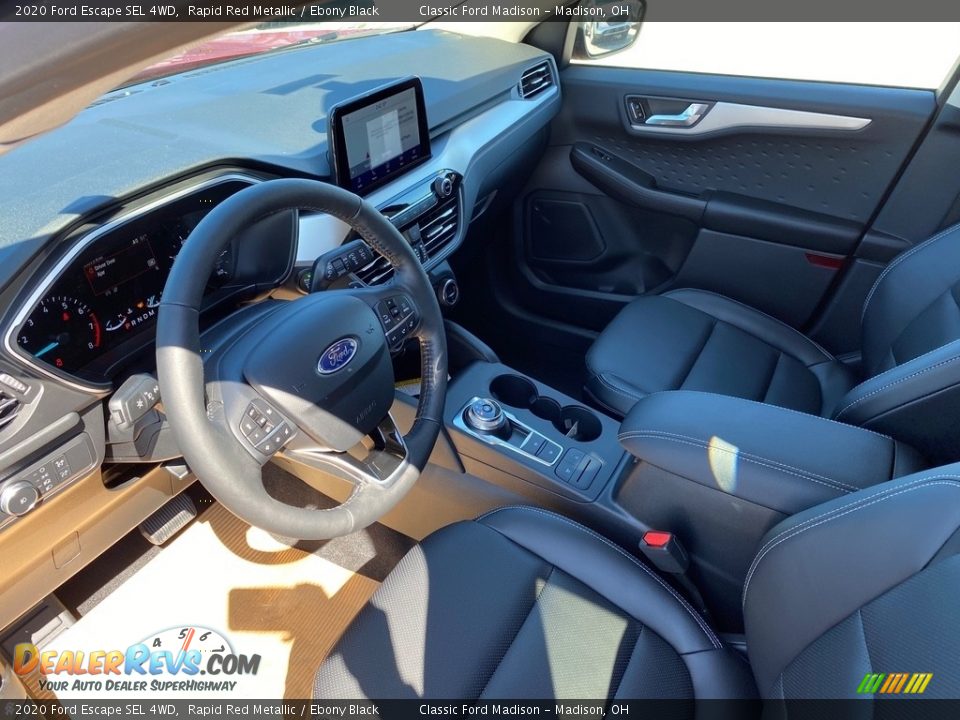 2020 Ford Escape SEL 4WD Rapid Red Metallic / Ebony Black Photo #4
