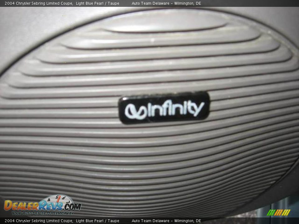 2004 Chrysler Sebring Limited Coupe Light Blue Pearl / Taupe Photo #7