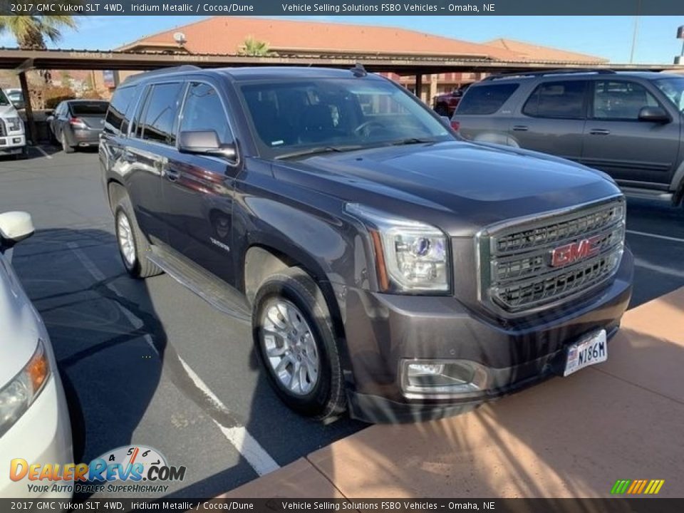 2017 GMC Yukon SLT 4WD Iridium Metallic / Cocoa/Dune Photo #6