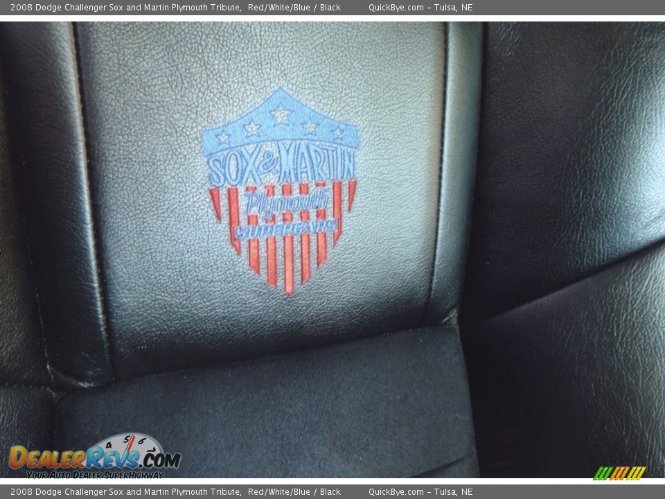 Front Seat of 2008 Dodge Challenger Sox and Martin Plymouth Tribute Photo #13