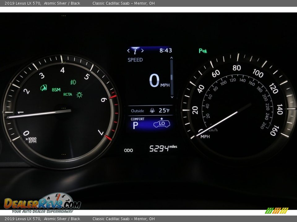 2019 Lexus LX 570 Atomic Silver / Black Photo #11