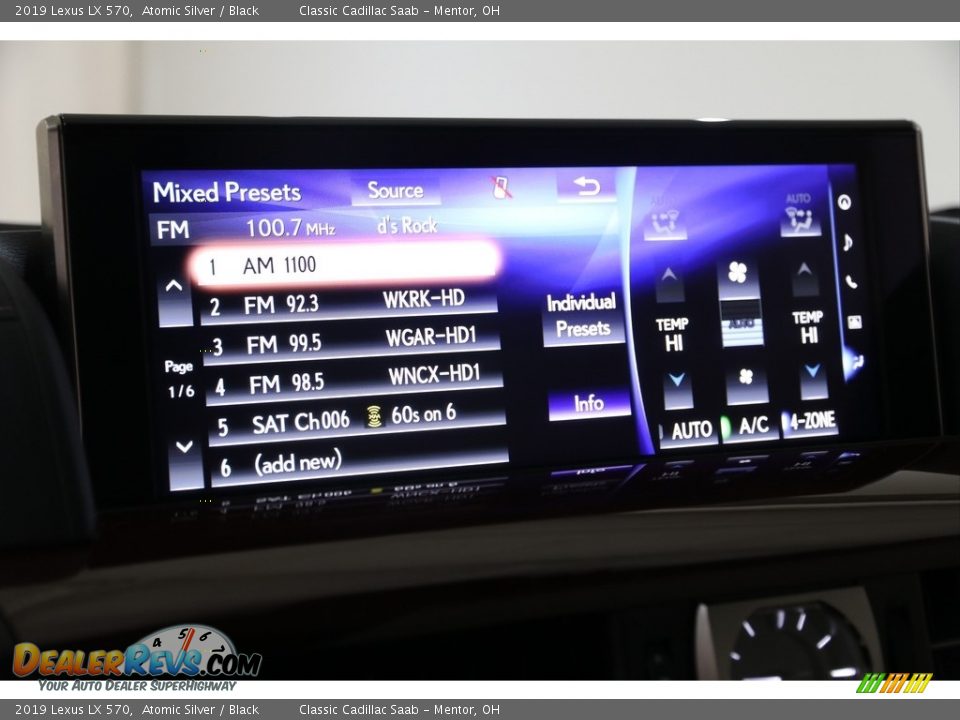 2019 Lexus LX 570 Atomic Silver / Black Photo #17