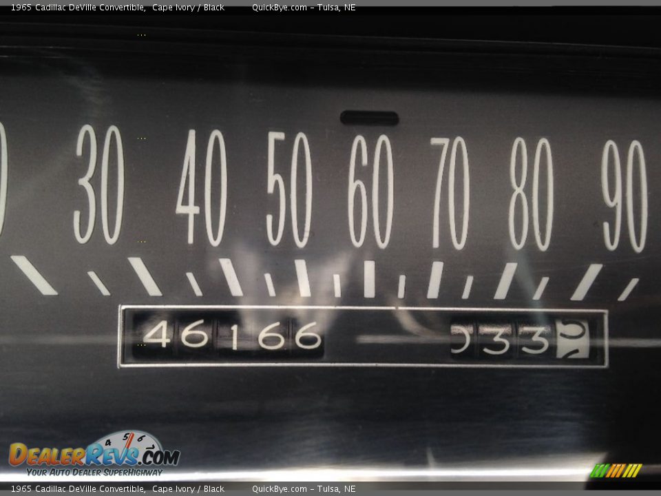 1965 Cadillac DeVille Convertible Gauges Photo #5