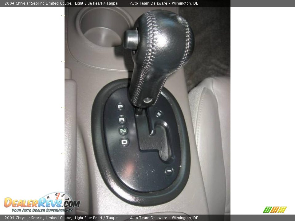 2004 Chrysler Sebring Limited Coupe Light Blue Pearl / Taupe Photo #15