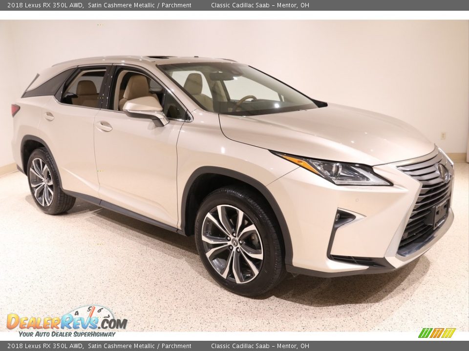 2018 Lexus RX 350L AWD Satin Cashmere Metallic / Parchment Photo #1