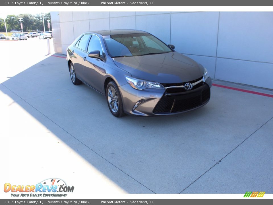 2017 Toyota Camry LE Predawn Gray Mica / Black Photo #2