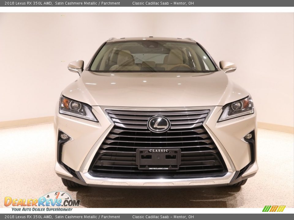 2018 Lexus RX 350L AWD Satin Cashmere Metallic / Parchment Photo #2