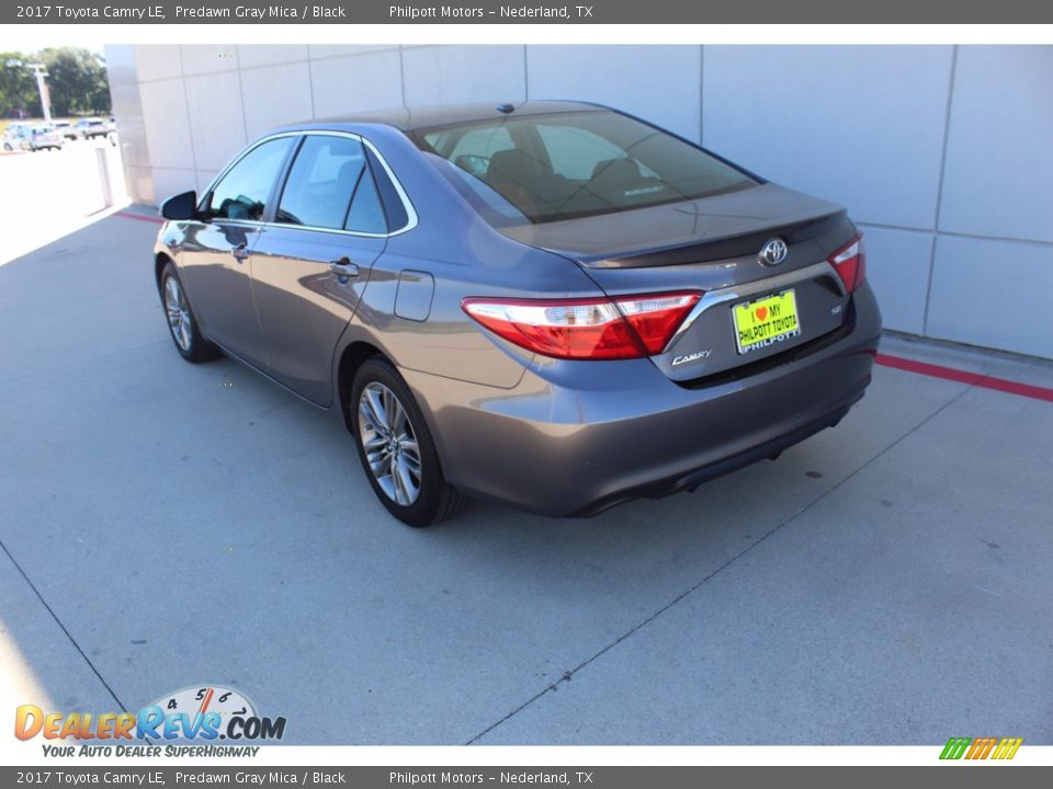 2017 Toyota Camry LE Predawn Gray Mica / Black Photo #6