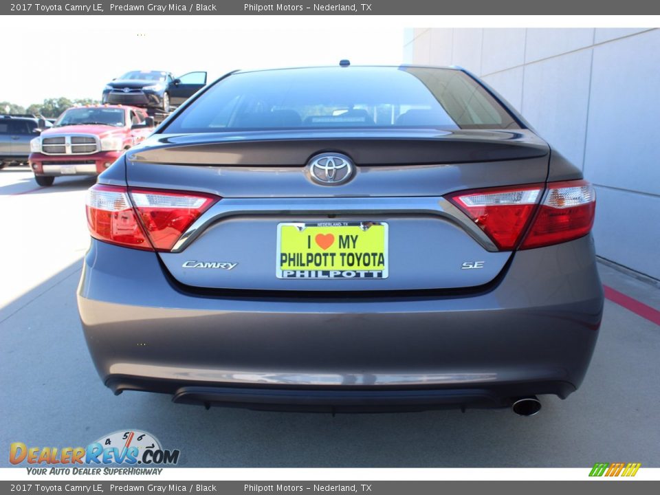 2017 Toyota Camry LE Predawn Gray Mica / Black Photo #7